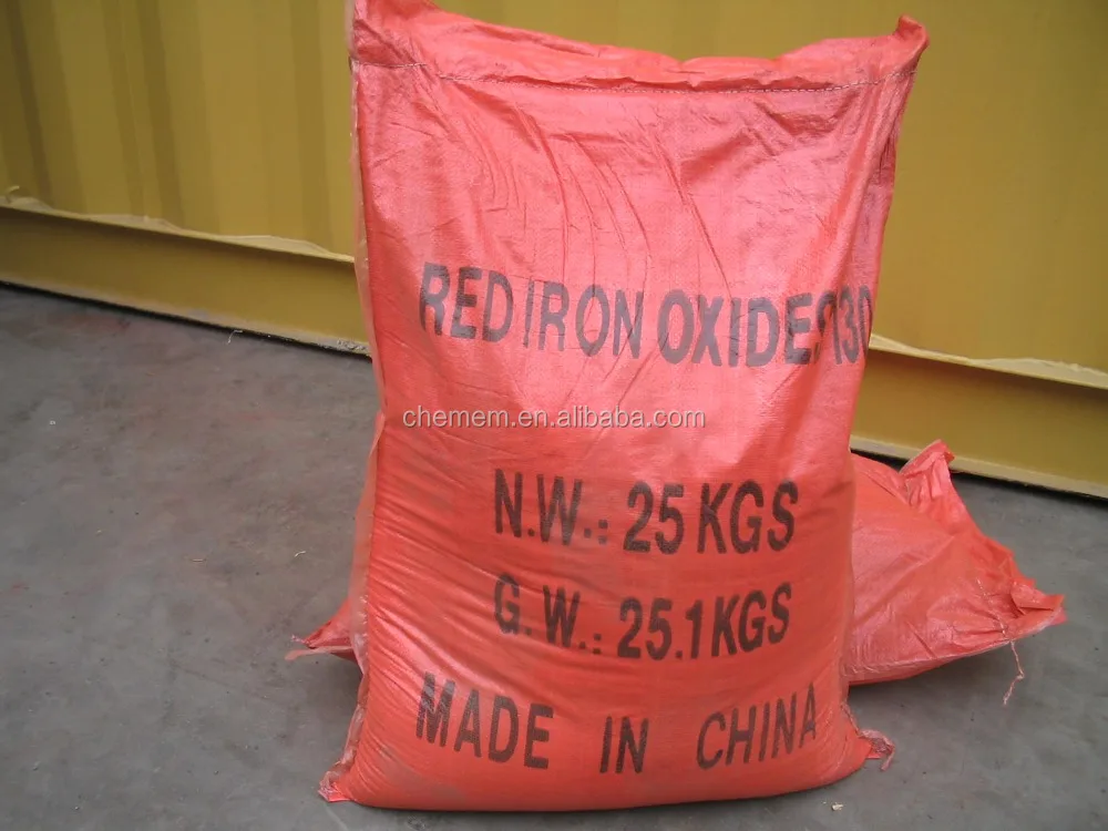 Iron Oxide Red  for pavement  /facade tiles/block 25kg/bag