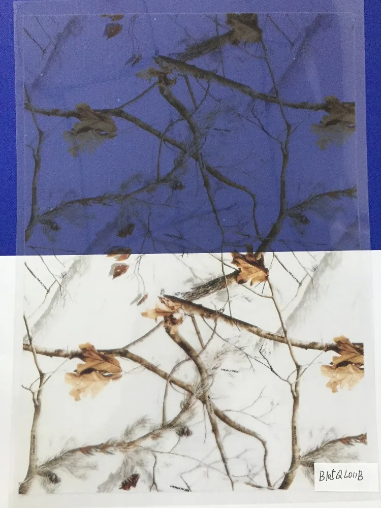 New Arrival Tree Camo Hydrographics Film Gun Stock Camouflage Water Transfer Printing Film Water soluble film Item No.B105QL011B
