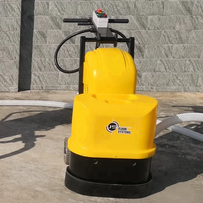 concrete floor grinder with pre-separator vacuum cleaner