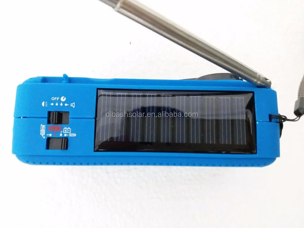 China manufacture green and blue color SW1/SW2 Solar powered world receiving WB NOAA Radio