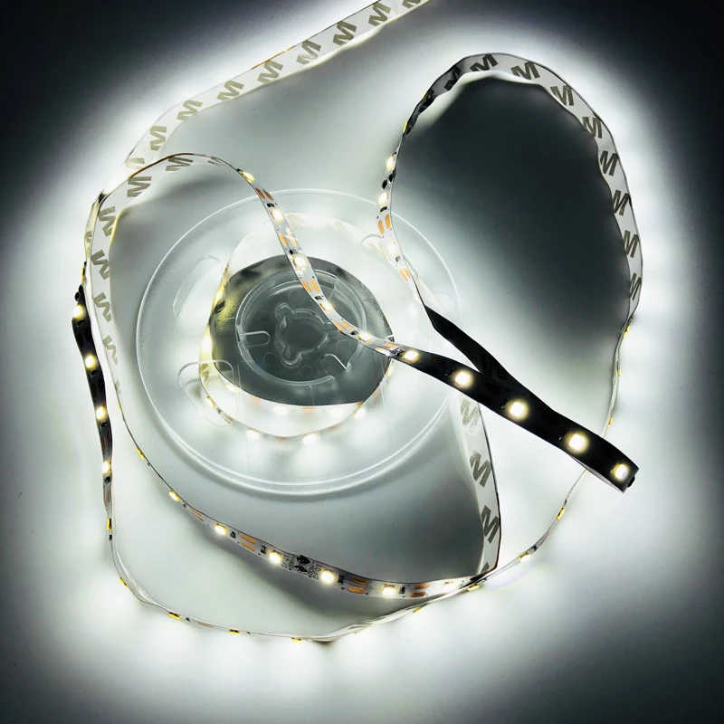 
8mm Width PCB SMD2835 5V 60led per meter LED flex strip light IP20 white warm white led Flexible strip light indoor lighting 