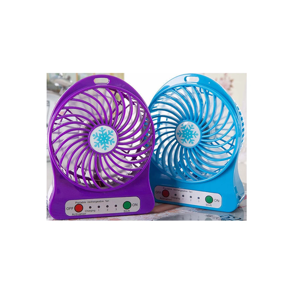 2018 Trending Portable Flexible Electrical Hand Fan 3 Speed Mini Portable Handheld Rechargeable Fan With LED Light For outdoor