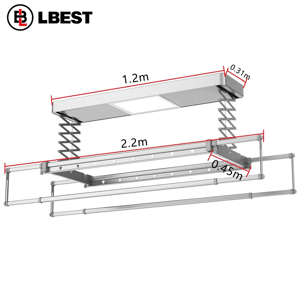 
Automatic remote control telescopic clothes laundry hangers wholesale 