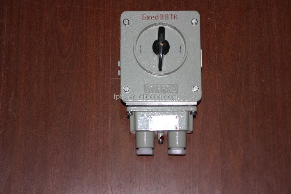 BHZ51 380V 3P 25A Explosion proof transfer switch