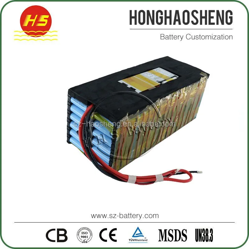 CE Certification 13s20p alternator 48v 50ah dc motor auto rickshaw for ebike battery pack