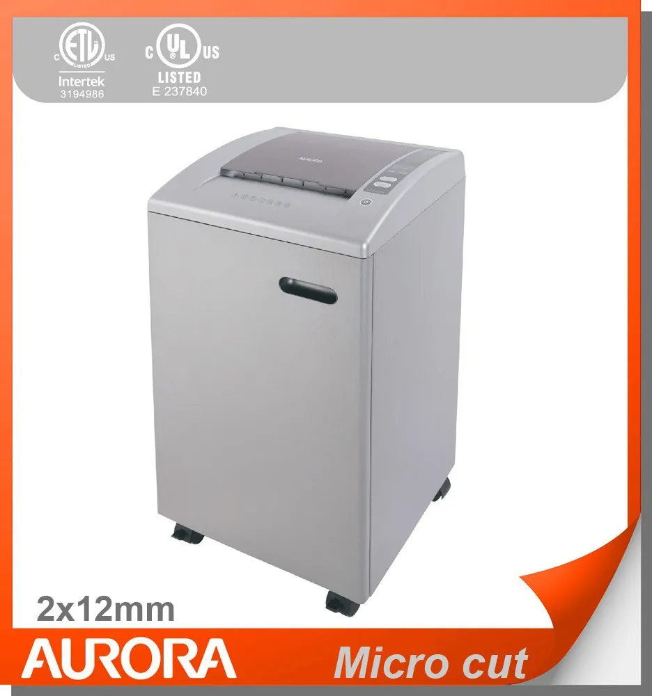 
Aurora AS1540CD Plastic Paper Shredder, 15 sheet (A4) Micro cut 2x12mm,Heavy Duty Shredding machine for Office & SOHO 
