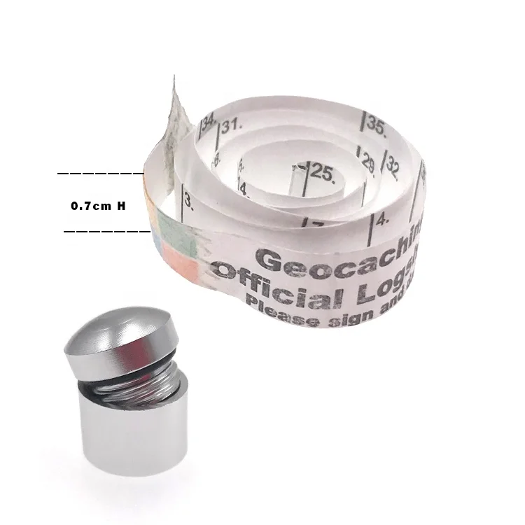 custom waterproof printable geocaching log sheets for magnetic nano cache container