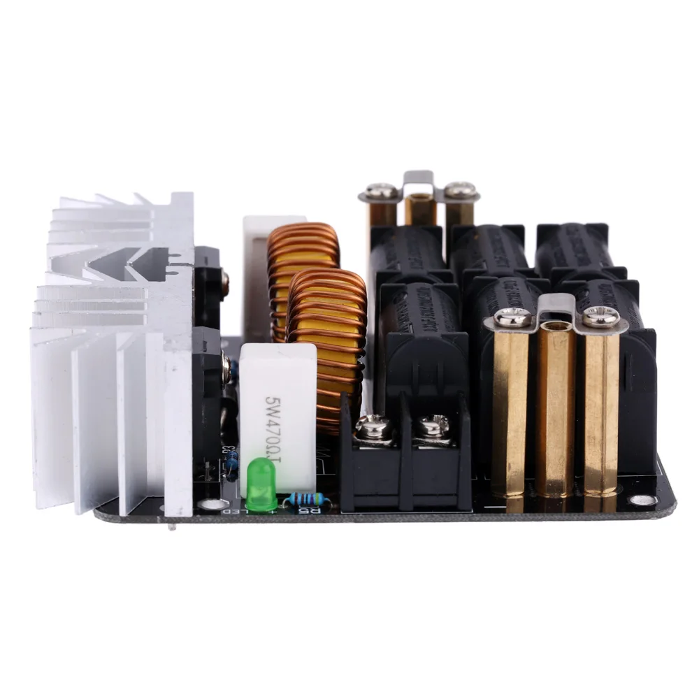 Low ZVS 12-48V 20A 1000W Low Voltage Induction Heating Board High Frequency Induction Heating Machine Module