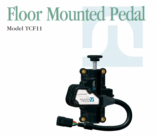 electronic accelerator pedal with hall sensor