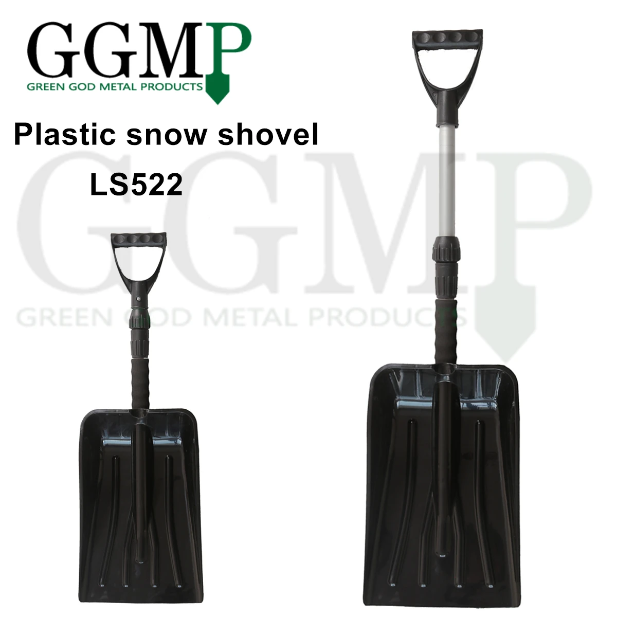 2019 new design light weight portable china car auto atv telescopic collapsible plastic snow shovel for gift