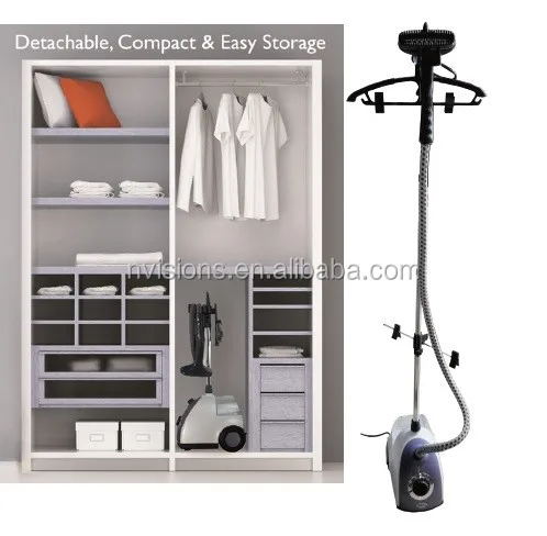Home Appliance movable Deluxe standing Garment Steamer with adjustable control knob