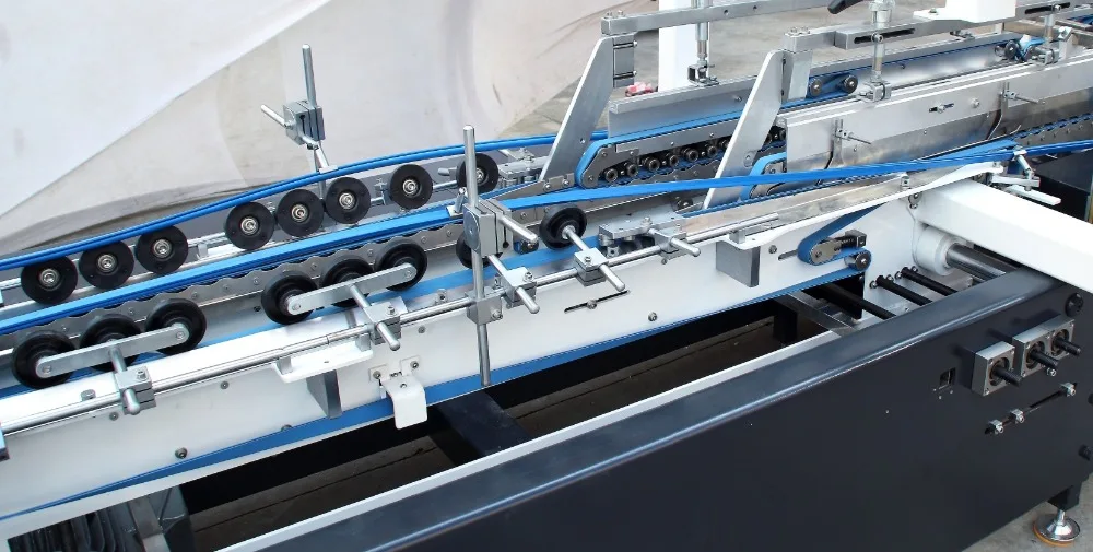 GK-650GS Automatic Four Six Corner Carton Folder Gluer with Best Quality