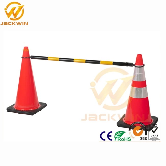 Wholesale Price 2-3 M Plastic Traffic Cone Bar Collapsible Parking Pole