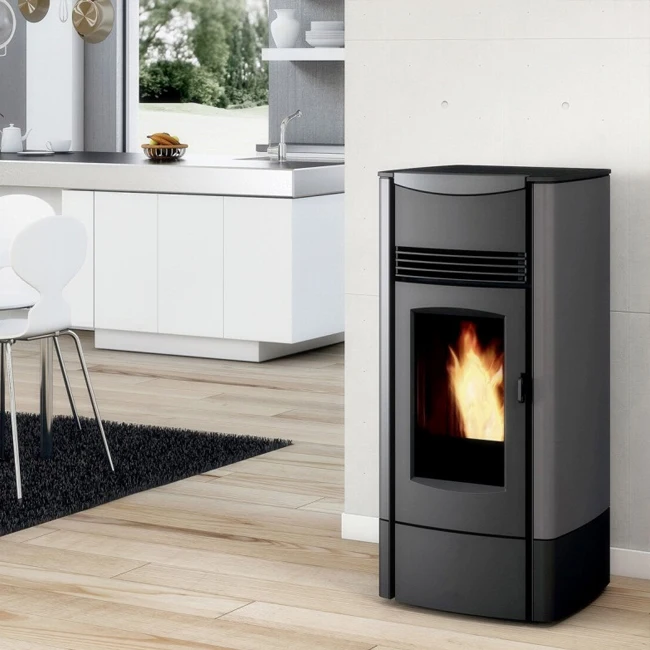 European standard quality biomass wood pellet stove,pelletkachel with remote controller