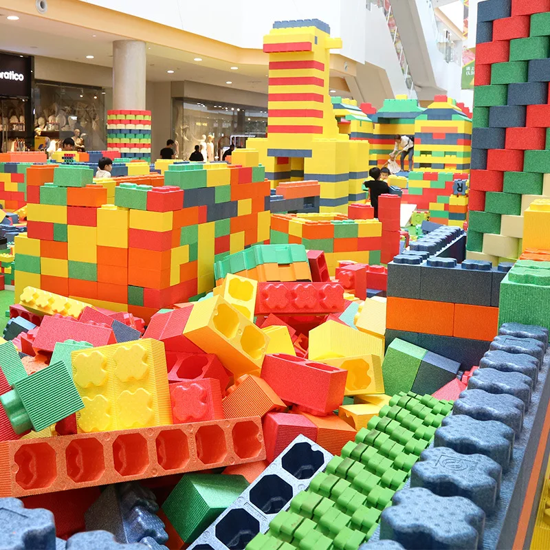 Shopping Mall Popular Children EPP Foam Building Blocks Indoor Soft Playground Equipment Soft Play Toys for Children