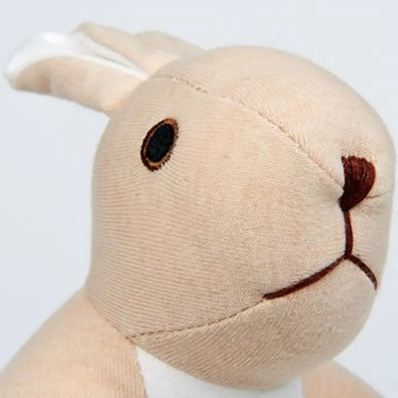 Soft organic interlock velour kangaroo brown teddy children plush toys