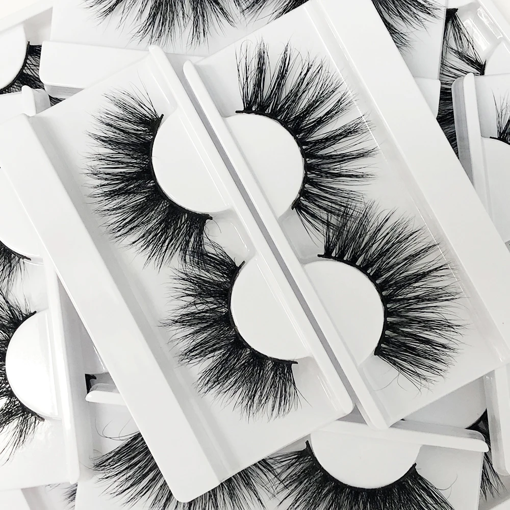 Dramatic Charming long 25mm false  eyelashes manufacturer and package box