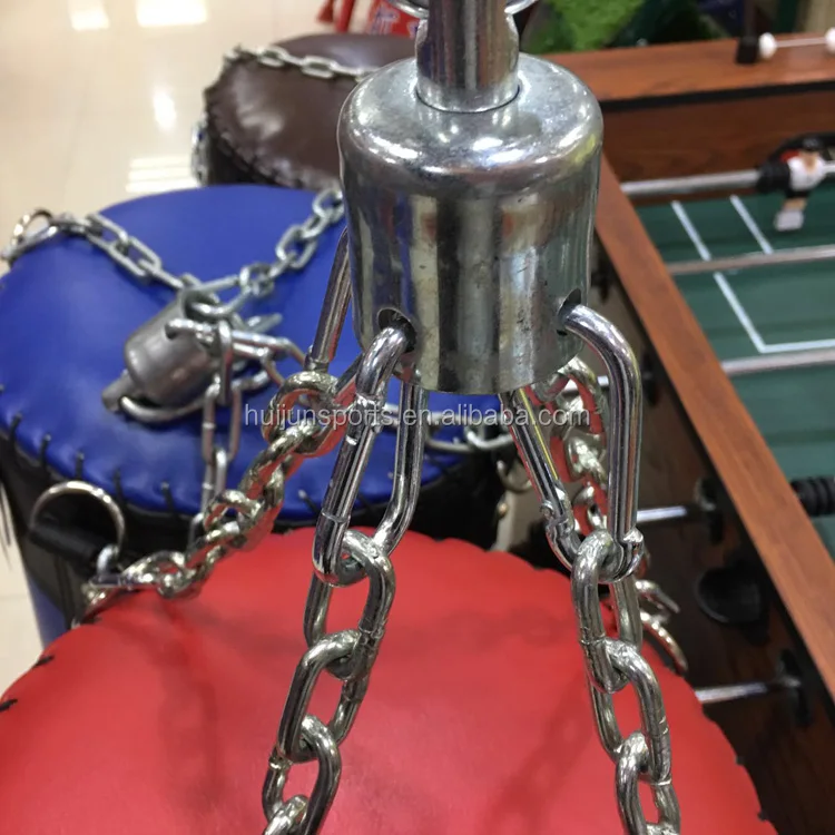 HJ-G2018B Factory supply martial arts goods PU leather boxing punching bag with chain