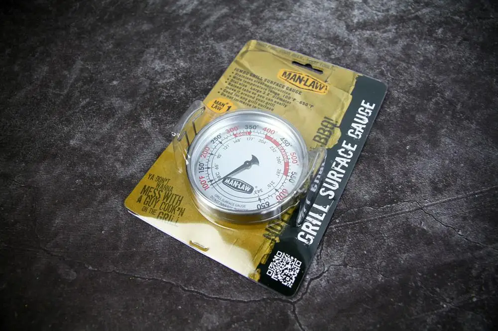 ManLaw Large Diameter BBQ Grill Surface Thermometer Dial Oven Thermometer
