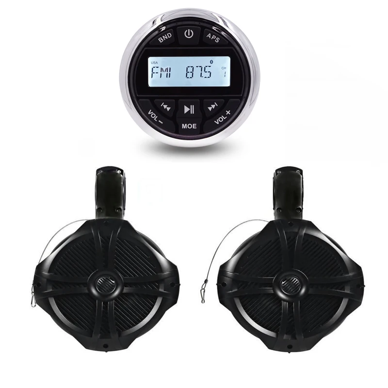 
Boat stereo accessories marine bluetooth mp3 player and speaker 