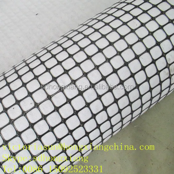 
geogrid for reinforced soil retainment geogrid with steel 