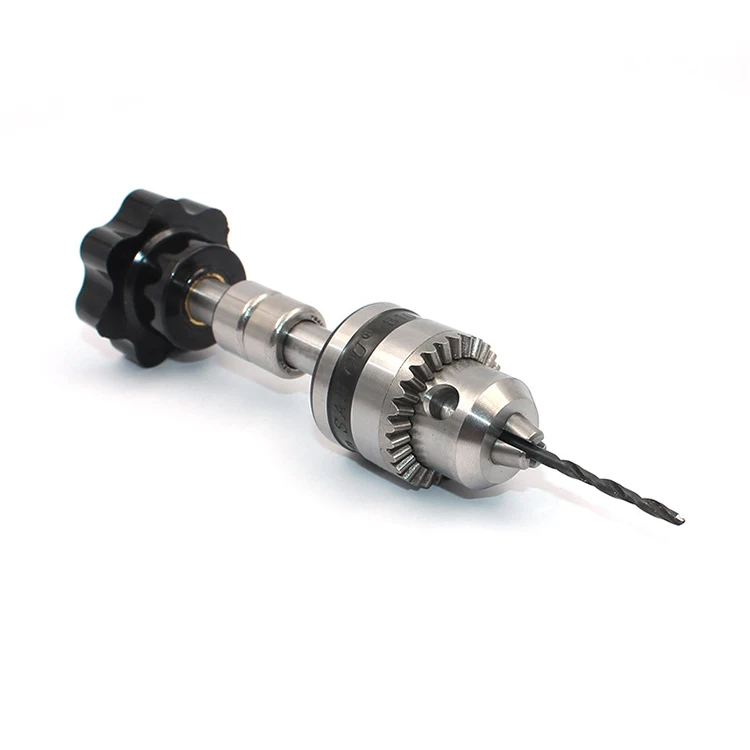 Precision 0.6mm-6.5mm  Mini Micro Spiral Hand Drill Chuck Twist Pin Vise Bit