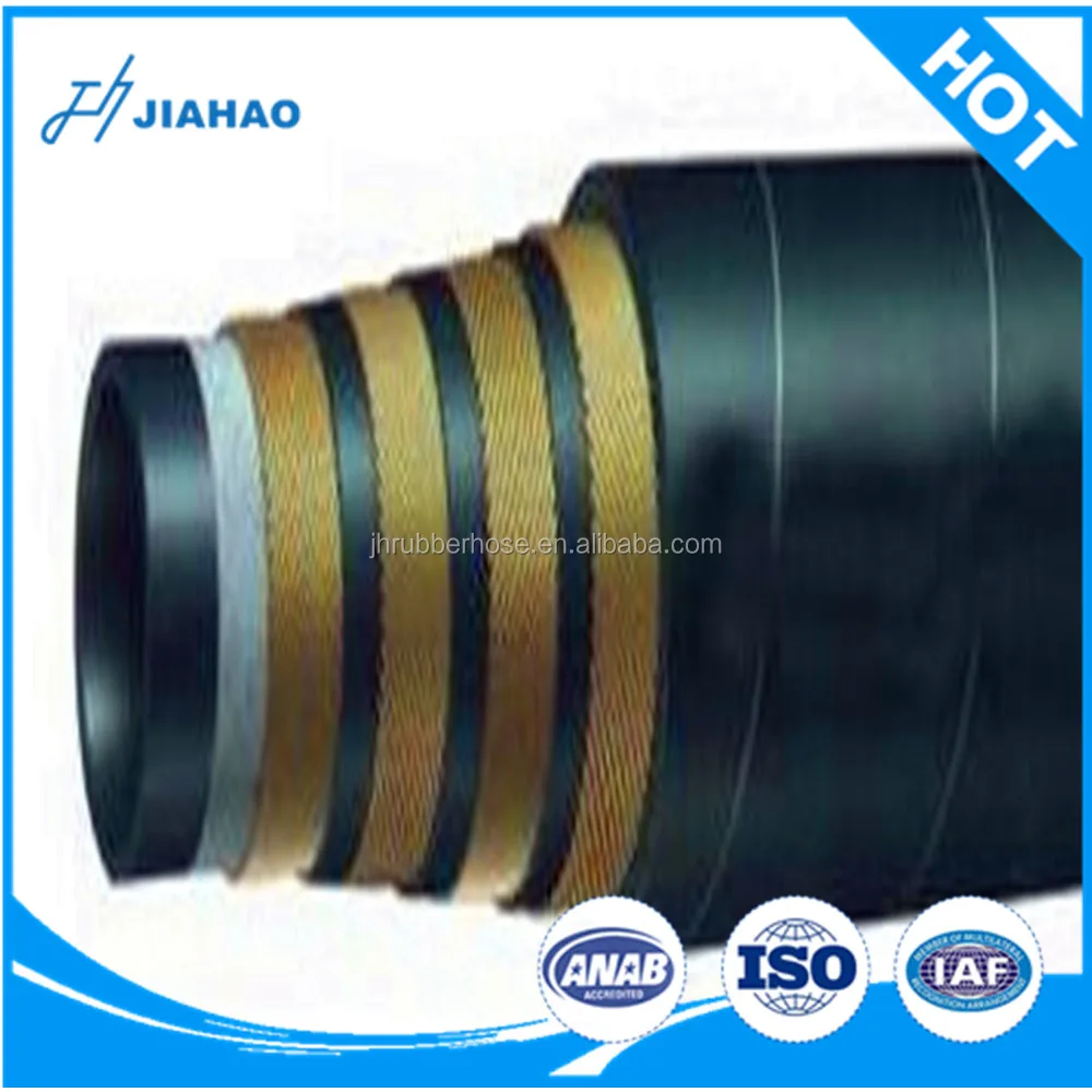 Маслостойкий гидравлический шланг резиновый с тканью покрытия