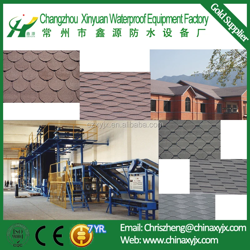 Waterproof Membrane Asphalt Shingle Making Machinery