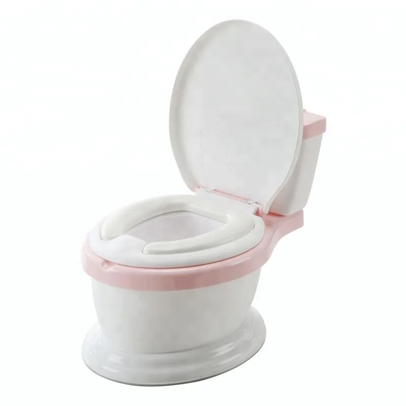 Emulational baby potty training seat