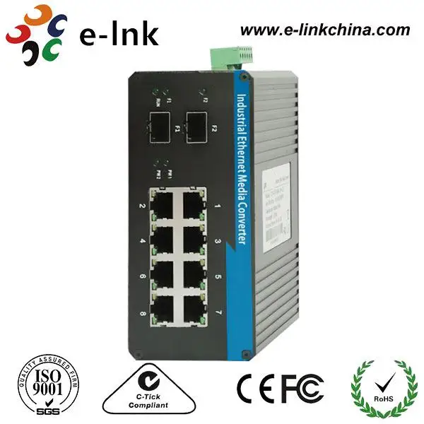 Закаленные 8 г + 2 sfp gigabit ethernet