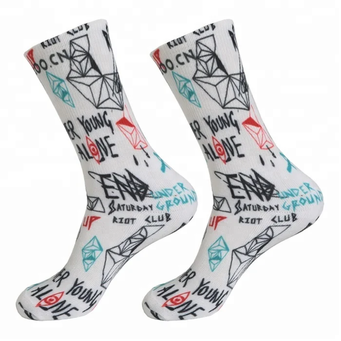 
360 Degree 3D Custom Print Sublimation Sock 