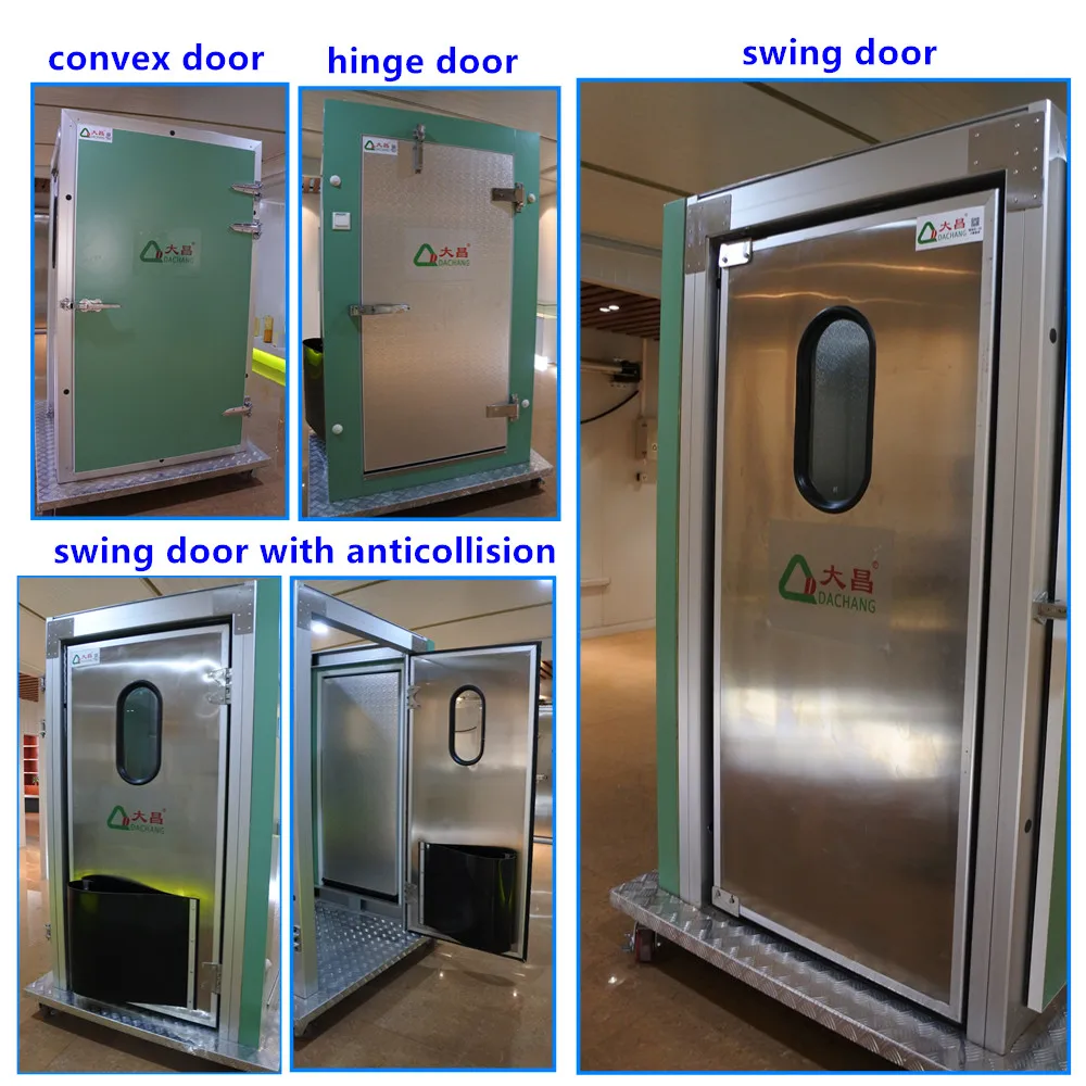 Cold Room Freezer Hinge Door Swing Door With Rubber
