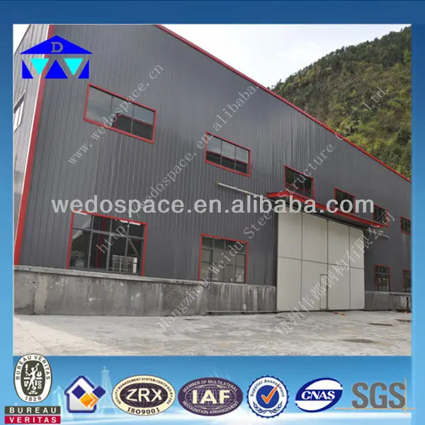 
low price prefabricate steel structural warehouse/buildings/workshop/gym/hall from China factory 