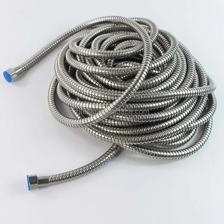 
High quality chromeplated double lock flexible shower hose, PVC shower hose 