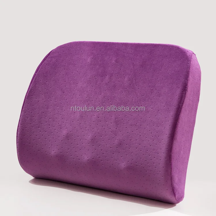 wholesale car seat and office chair waist cushioncushion memory foam lumbar support  back cushion