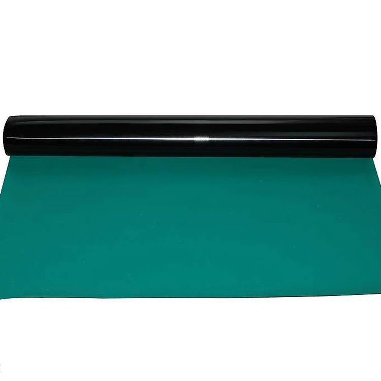 
Green 2 Layer ESD Mat for Industrial Clean Room PCB Factory Anti StaticTable Mats Roll Work Bench ESD Mat 