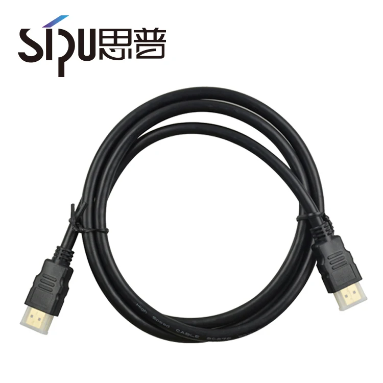 SIPU 1.3V hdmi cable 1080P high speed gold plated highly flexible 18awg hdmi cable wholesale