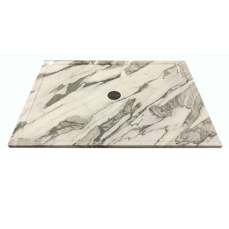 Nero Marquina Marble Shower Tray