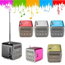 Portable Micro USB Stereo Speaker Td-v26 FM Radio Mini Parlantes Computer Speakers Loudspeakers Audio Receiver Portatil Altavoz