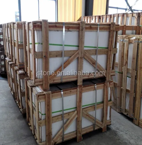 
Nano glass stone Millenstone Glassos White Marble Countertop 