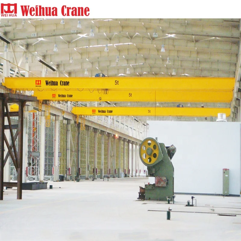 WEIHUA double girder remote control overhead crane puente grua 20 ton