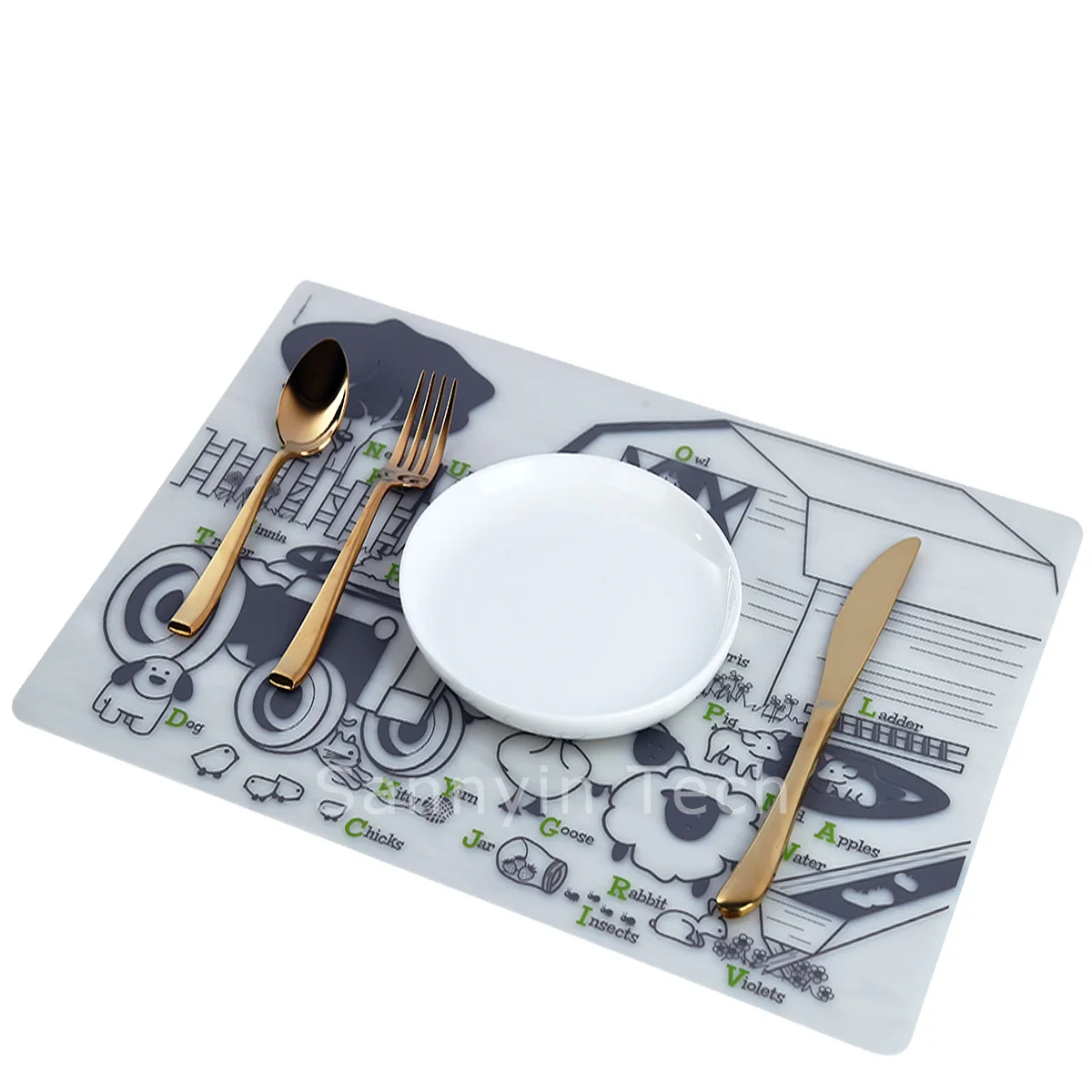 Silicone Table Mats Wine Table Mats Round Kitchen Placemats Table Cup Coaster Mats & Pads Food Contact Safe Square Shape,square