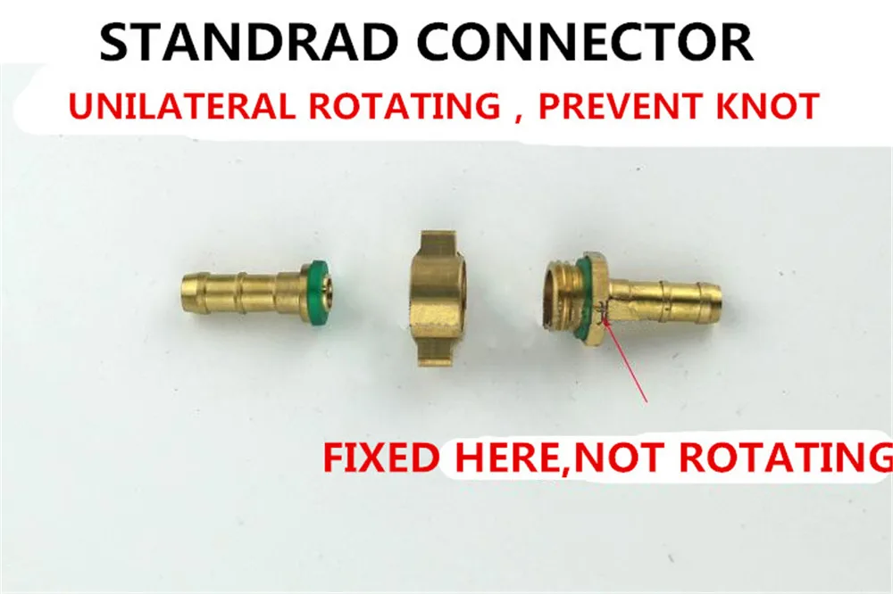 iLOT Swivel Brass Hose Mender Connectors for Agricultural Sprayer Hose or Garden Hose Repairing (A Grade)