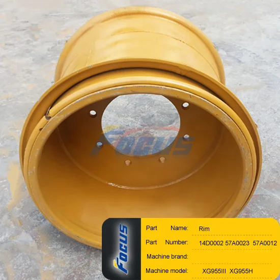 XGMA Wheel Loader Spare Parts XG955III XG955H Rim 14D0002 /57A0023/57A0012