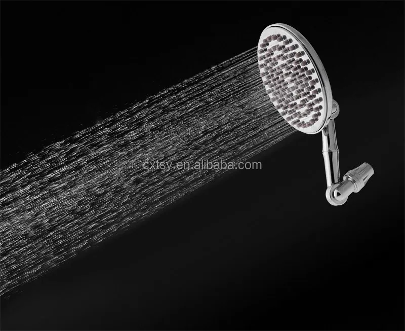 
Adjustable 360 degrees roating rocker arm water saving retractable rainfall shower head 