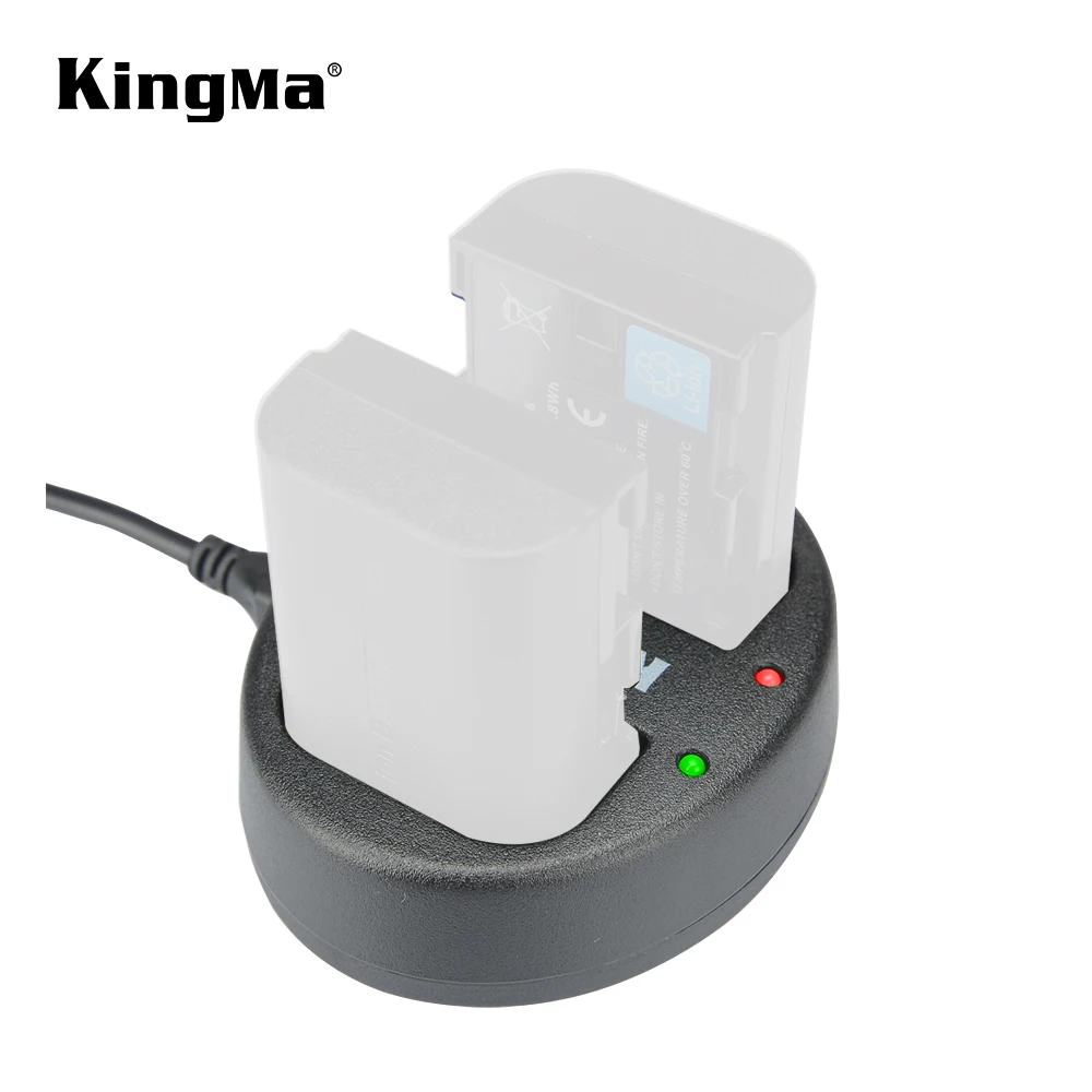  KingMa двойной зарядное устройство портативное для аккумулятора Canon LP-E6