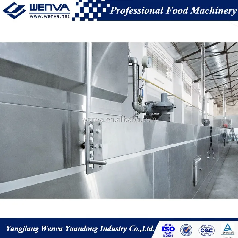 PLC Controlled Tunnel Baking Oven For Biscuit Factory