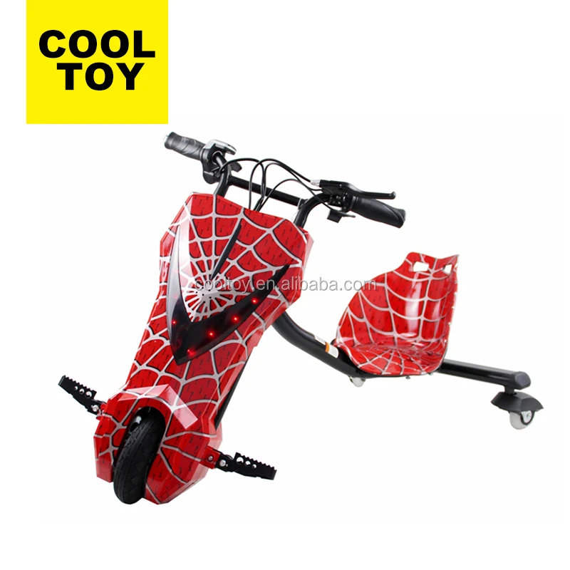 Saber New SASO COC Certificated Cooltoy New Kids Three wheels electric scooter drift trike with LED light