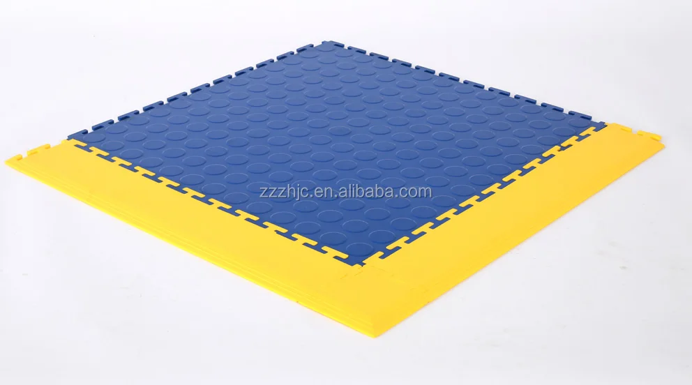 heavy duty pvc interlocking pvc garage floor tiles/removable plastic interlocking warehouse floor mats
