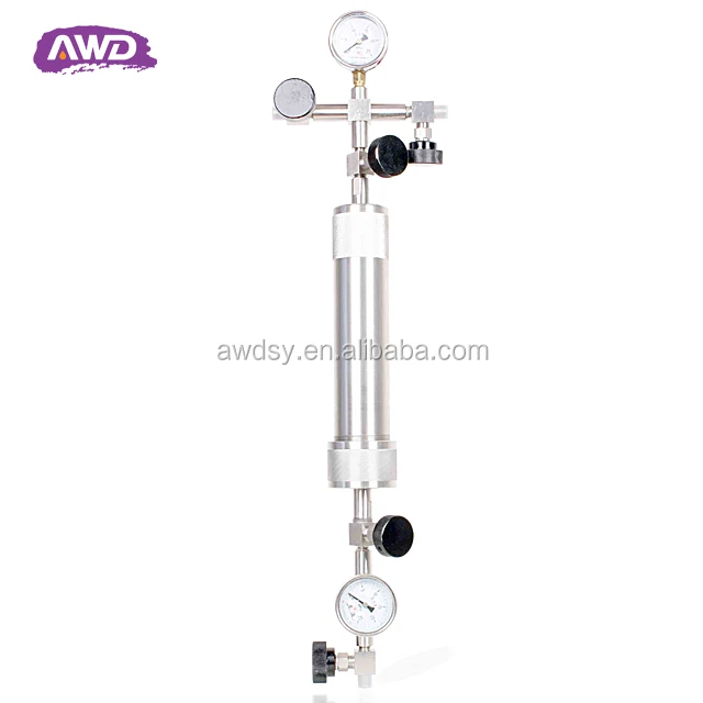 AWD-PS-01 Piston Sampler Air Sampler ASTM D3700&ASTM D1265 Portable Steel Air Sampling Cylinder for Oil  High Volume Air Sampler
